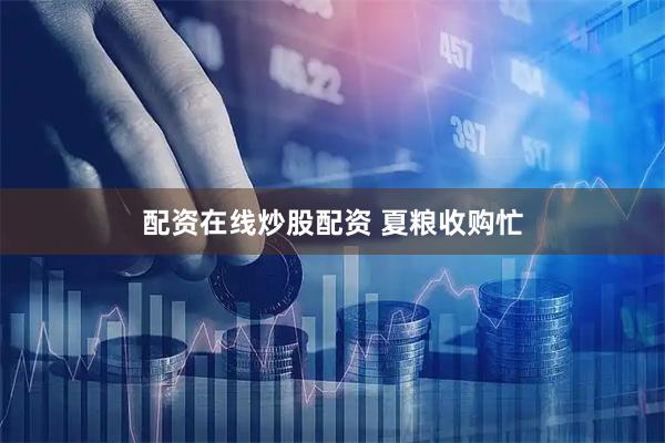 配资在线炒股配资 夏粮收购忙